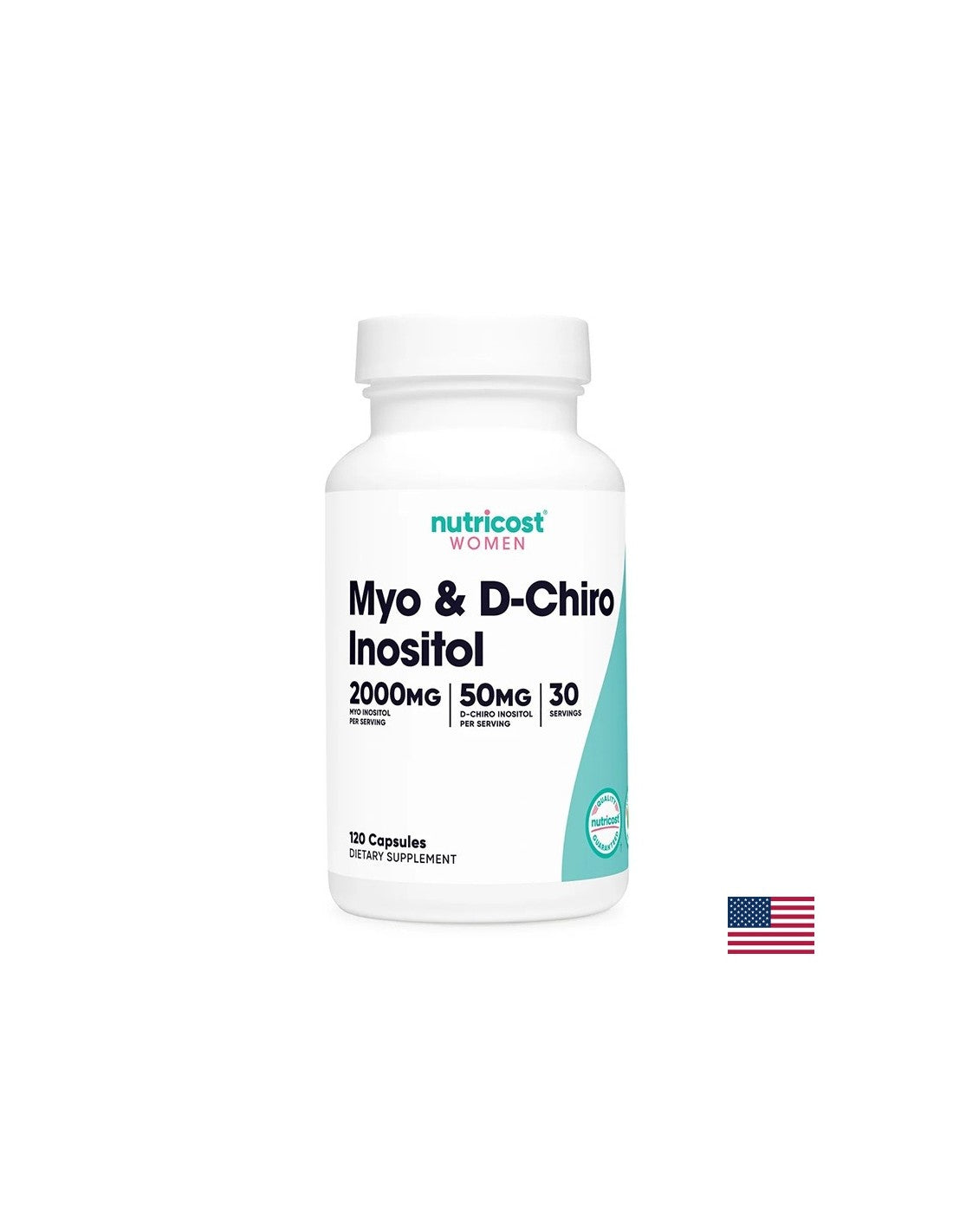 Ορμονική ισορροπία - Myo & D -Chiro Inositol, 120 κάψουλες