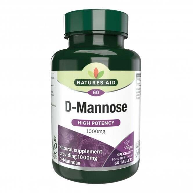 D-Mannose (D-Mannose) 1000mg 60 δισκία NatuesAid