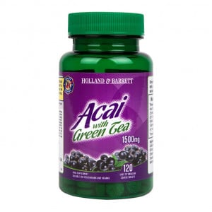 Acai Berry 1500mg | Με πράσινο τσάι - 120 δισκία