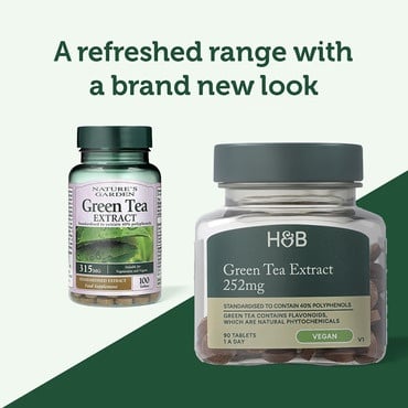 Εκχύλισμα πράσινου τσαγιού 315mg 100 δισκία Holland & Barrett