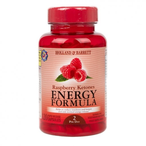 Τύπος ενέργειας Raspberry Ketones (Energy Formula) 120 κάψουλες Holland & Barrett