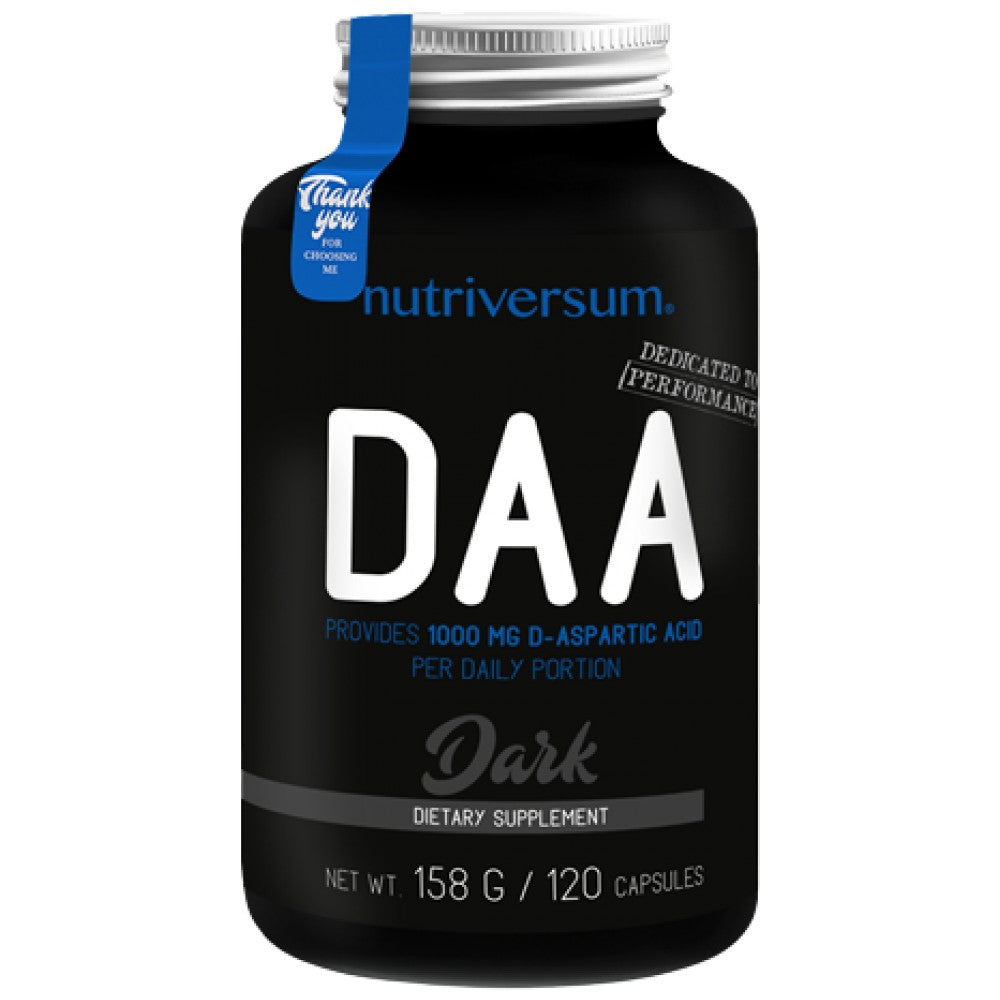 DAA Dark | D-Aspartic Acid 1000 mg 120 κάψουλες