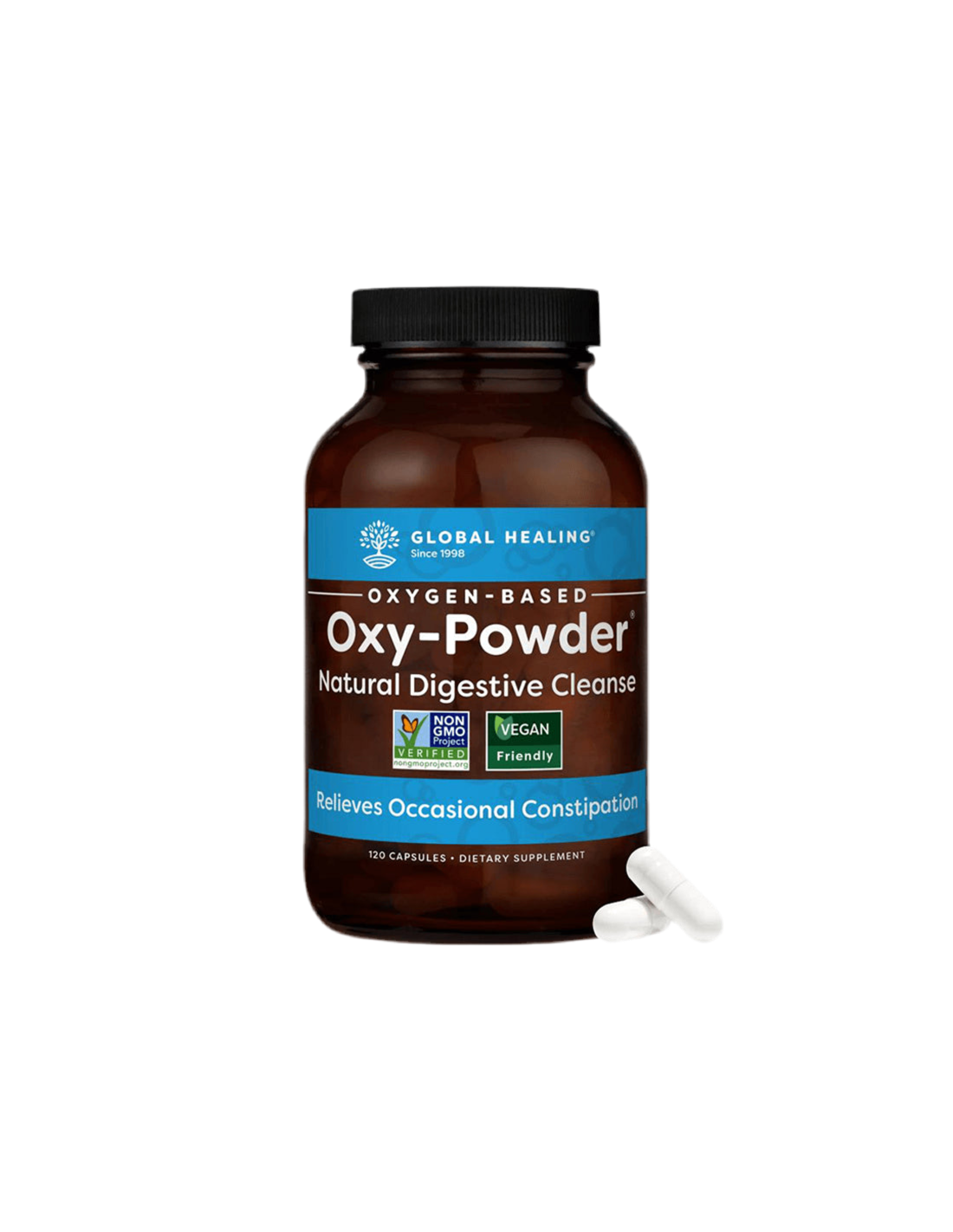 Oxy-Powder Natural Digestive Cleanse - Natural Digestive Cleanse, 60 capsules Global Healing - Nutra Best Europe