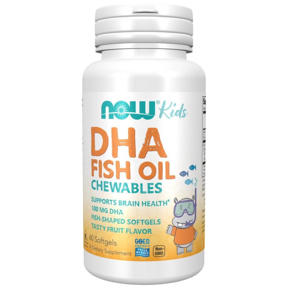 DHA 100 mg Kid's Chewable - 60 μασώμενα δισκία