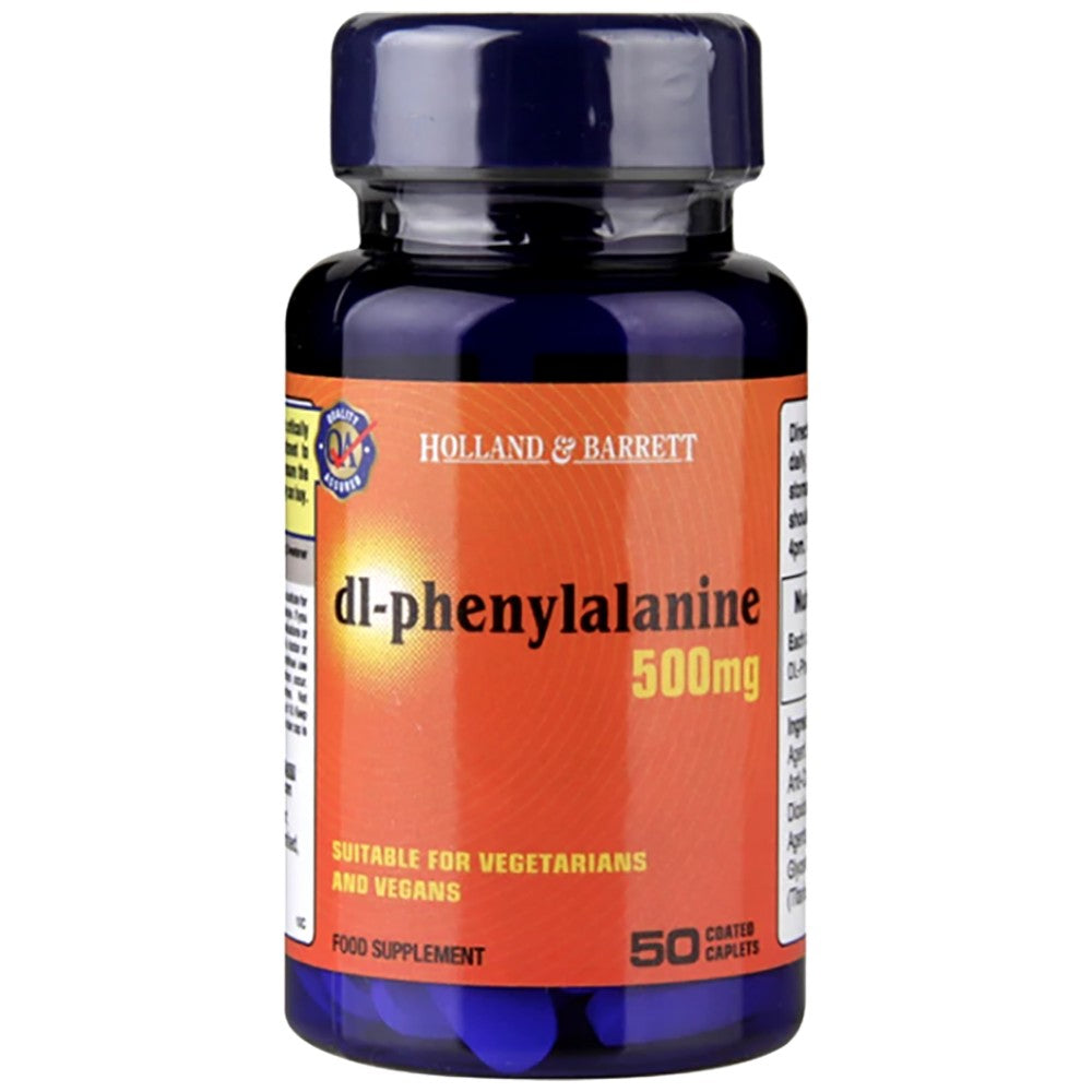 DL-Φαινυλαλανίνη/DLPA 500 mg - 50 κάψουλες