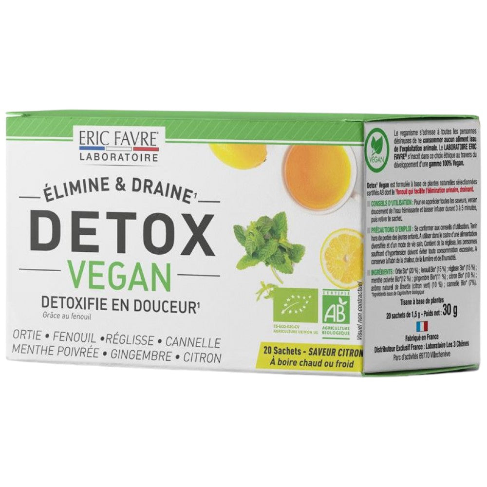 Detox Vegan | Τσάι αποτοξίνωσης από βότανα - 20 φακελάκια