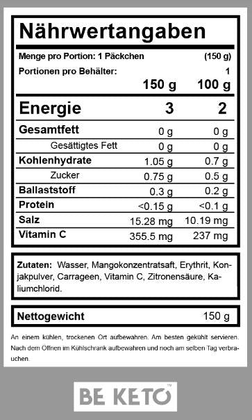 Diet Jelly Konjac - 150 γραμμάρια