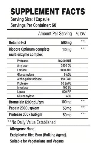 Digest Pharma Pro - 60 κάψουλες