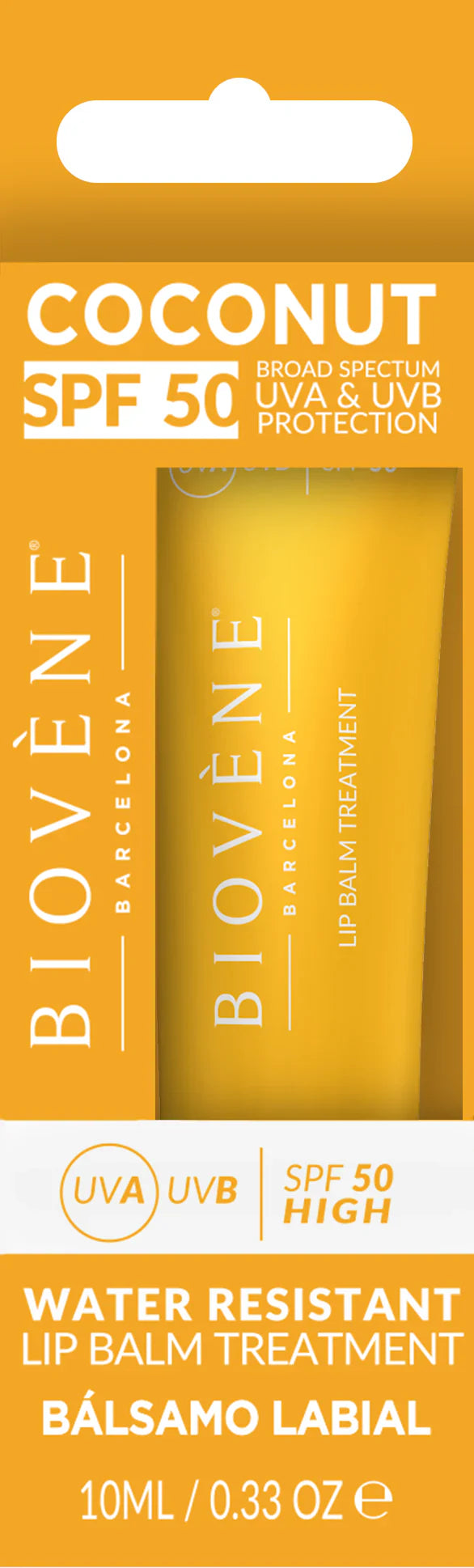 Αντηλιακό βάλσαμο για τα χείλη με καρύδα SPF 50 - 10 ml