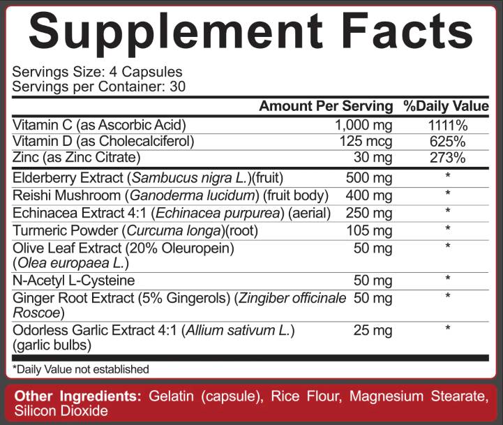 Ανοσοποιητής | Μέγιστη ανοσολογική υποστήριξη 120 κάψουλες