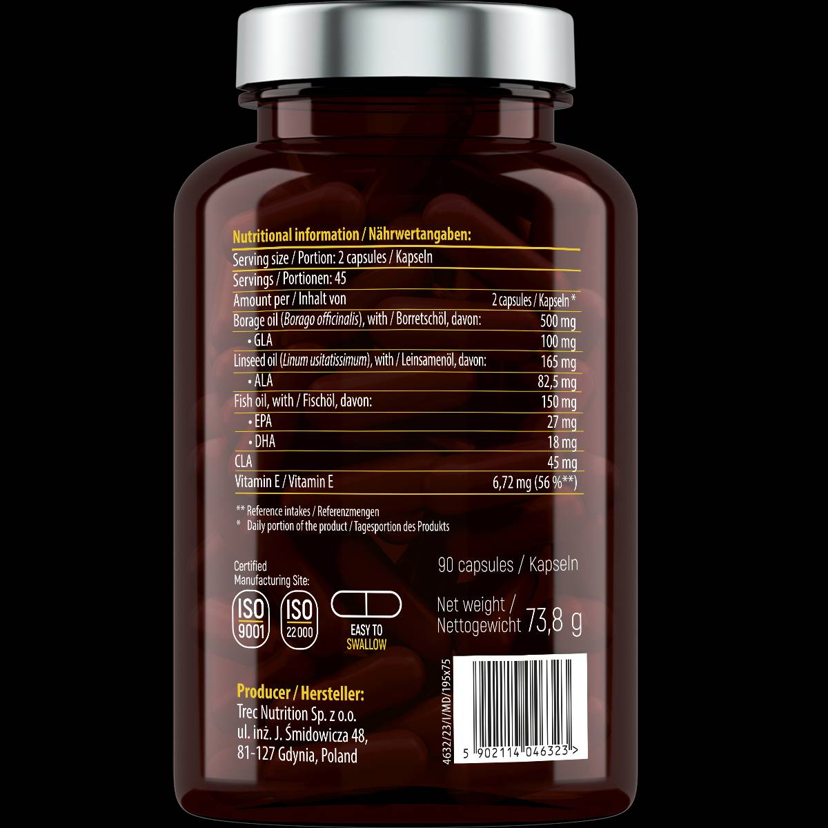 Ωμέγα 3-6-9 με ιχθυέλαιο-90 κάψουλες πηκτής