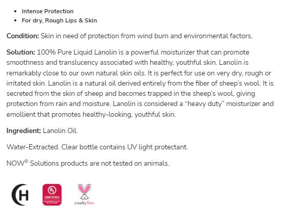 Υγρή λανολίνη | 100% καθαρή έντονη προστασία - 118 ml