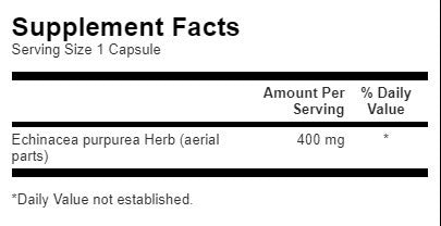 Echinacea 400 mg - 100 κάψουλες