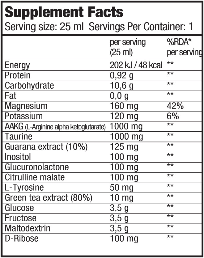 Energy Shot/25ml.