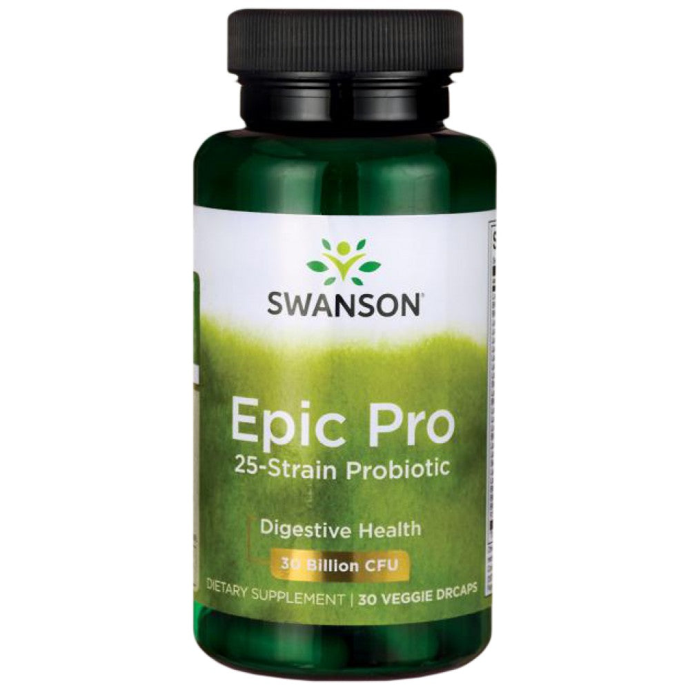 Epic-Pro 25-Strain Probiotic 30 δισεκατομμύρια CFU-30 κάψουλες