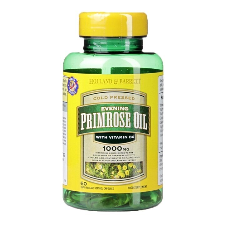 Βραδινό λάδι Primrose 1000mg 60 κάψουλες Holland & Barrett