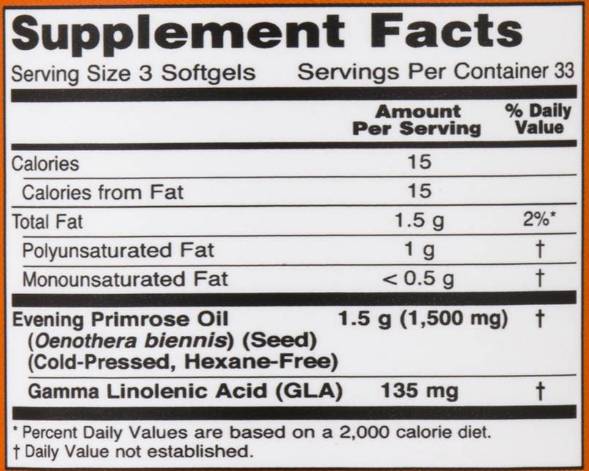Evening Primrose Oil 500 mg - 100 κάψουλες Gel
