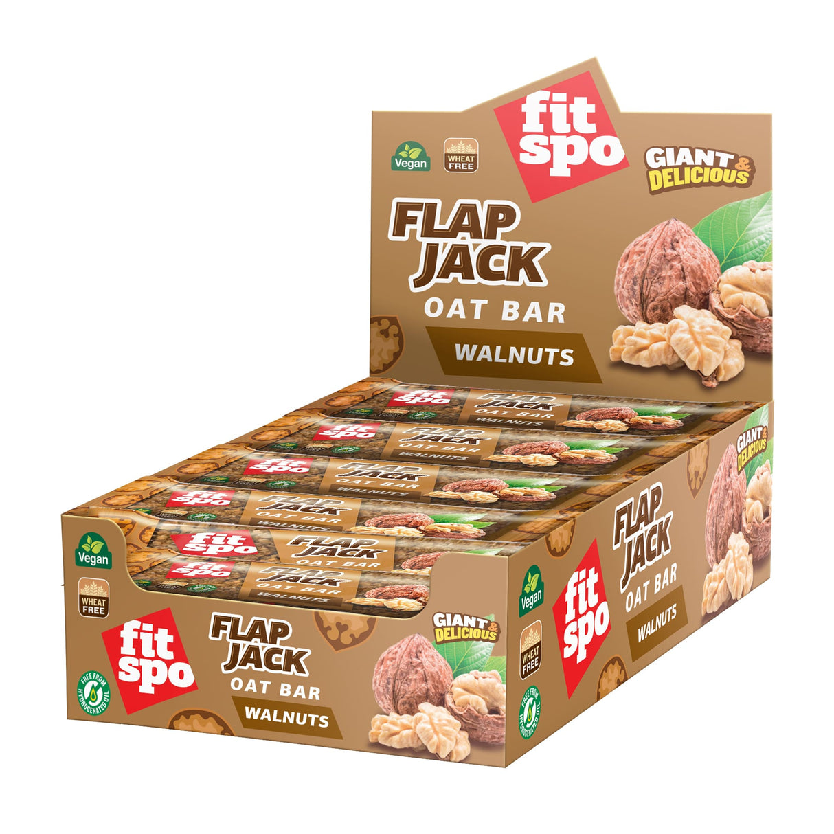 Flap Jack - Energy Oat Bar Καρύδια x 80 γραμμάρια