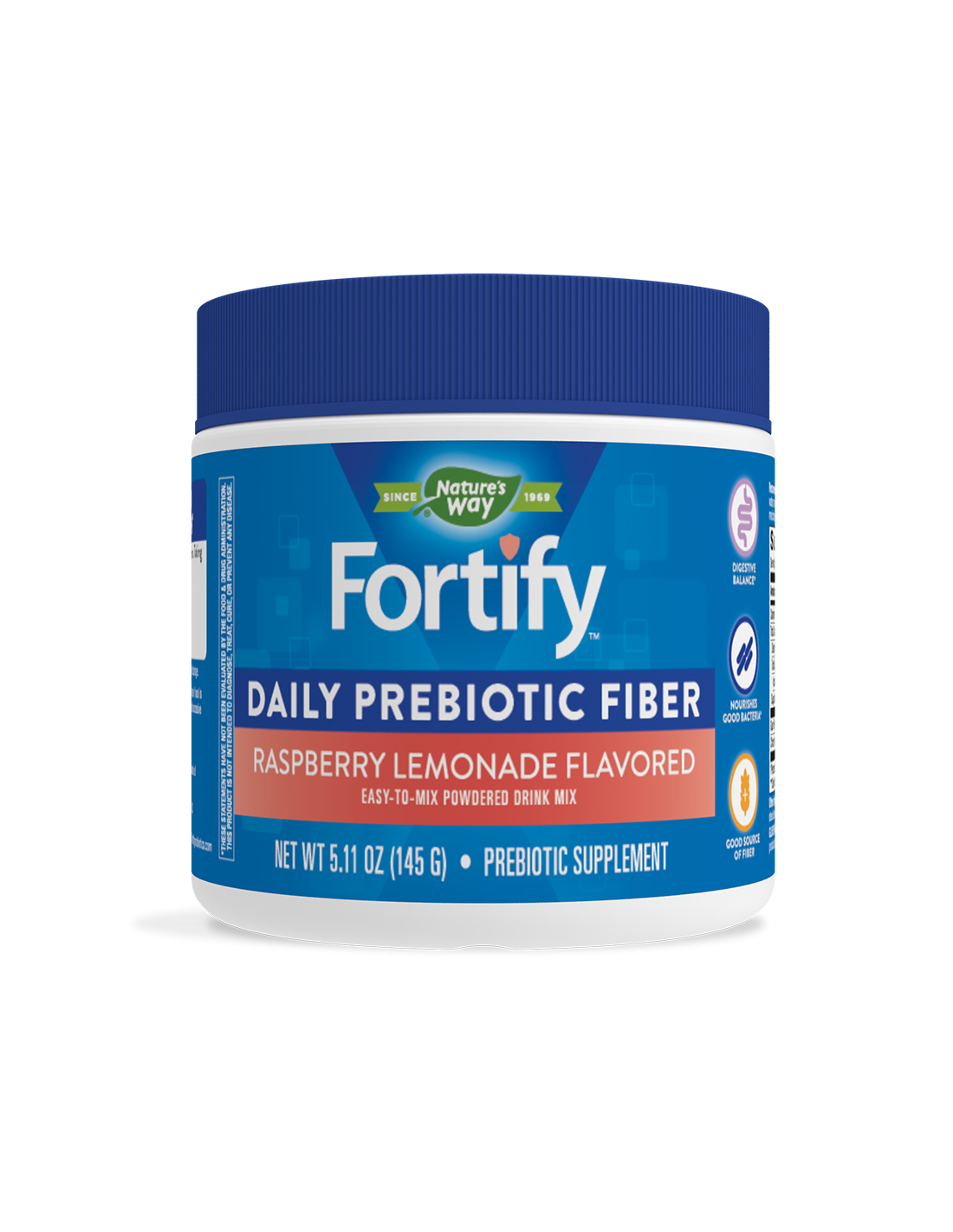 Daily Prebiotic Fiber Fortify ™ - Fortify Prebiotic Fiber - 145 G Nature