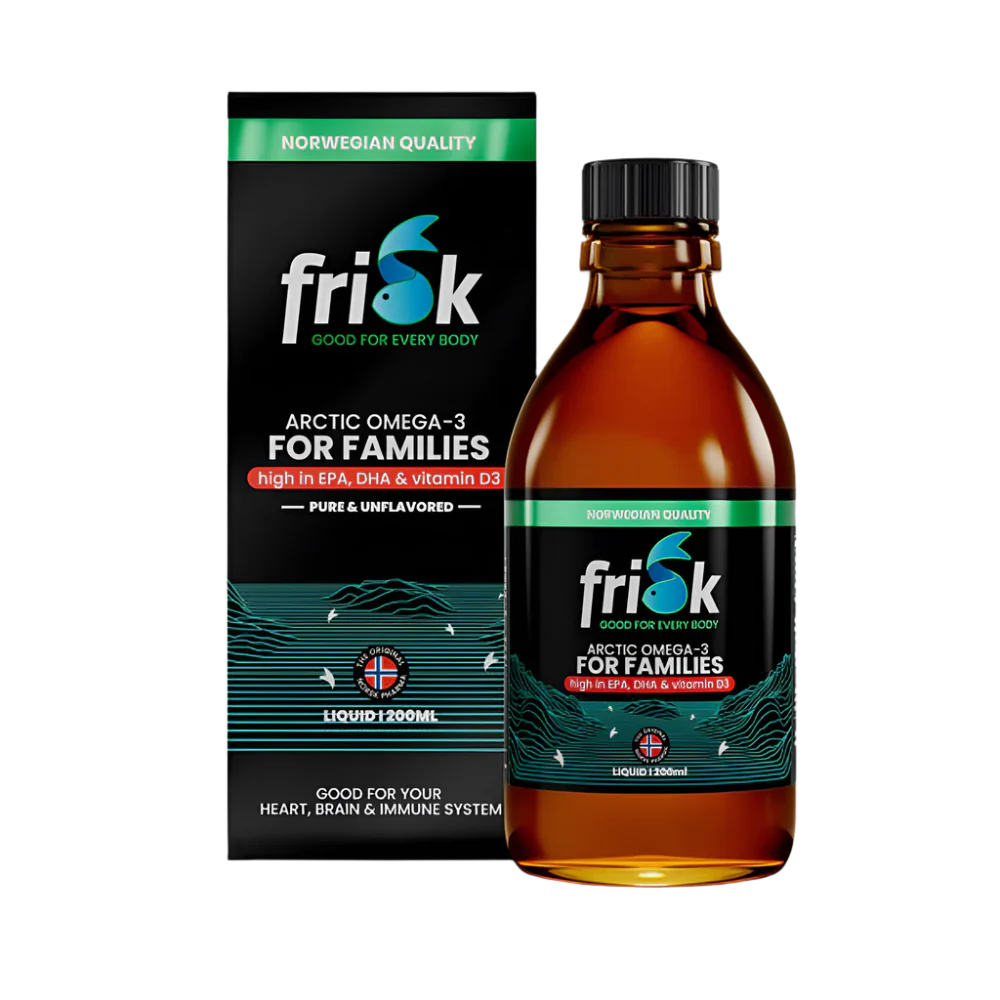 Αρκτικό υγρό-υγρό ωμέγα-3-Φυσική γεύση/100% άγρια γάδο από τη Νορβηγία-200 ml