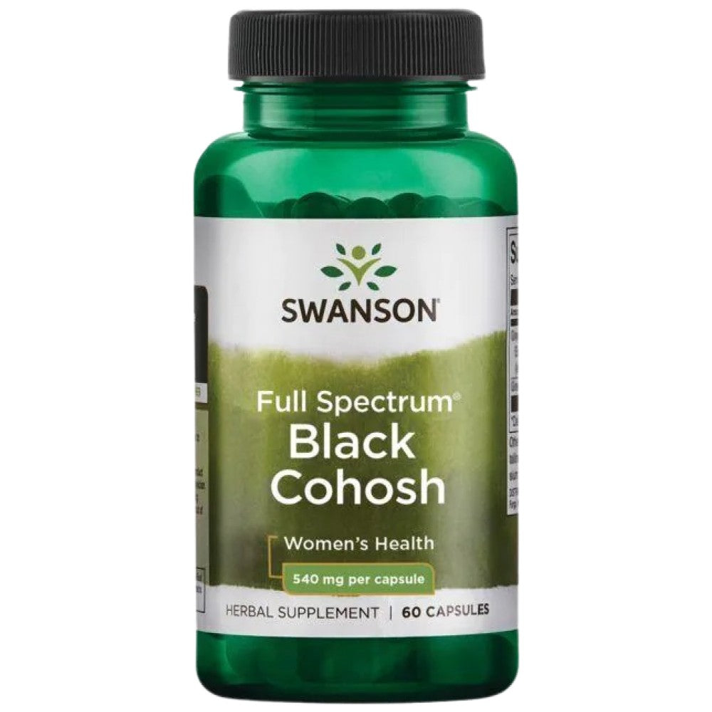 Πλήρες φάσμα μαύρο cohosh 540 mg - 60 κάψουλες