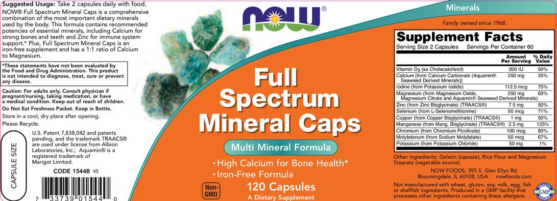 Full Spectrum Mineral Caps - 120 κάψουλες