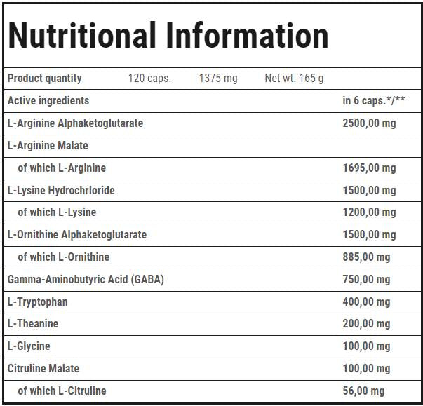 GH UP | Growth Hormone Night Formula - 120 κάψουλες