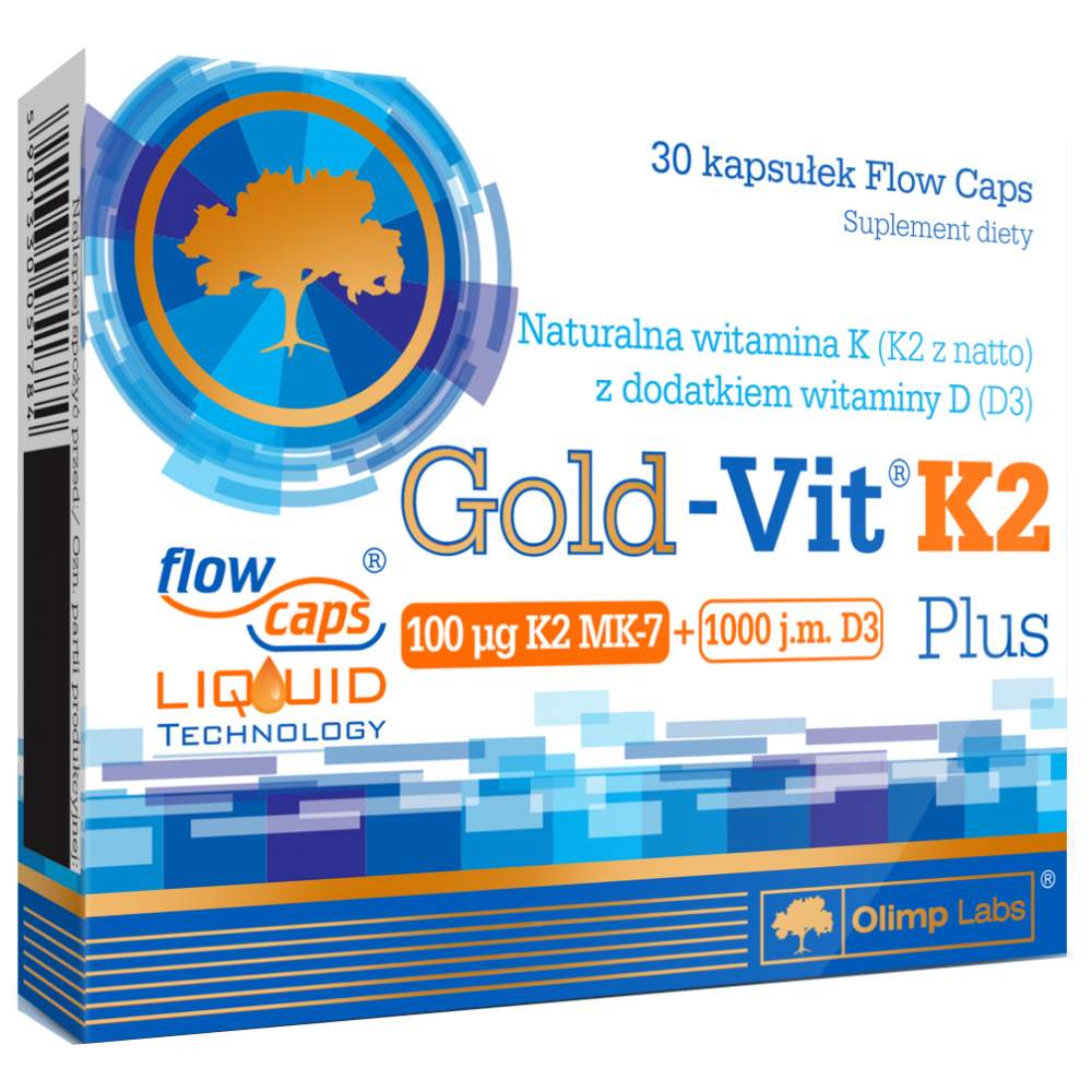 Χρυσό-vit k2 συν 30 κάψουλες