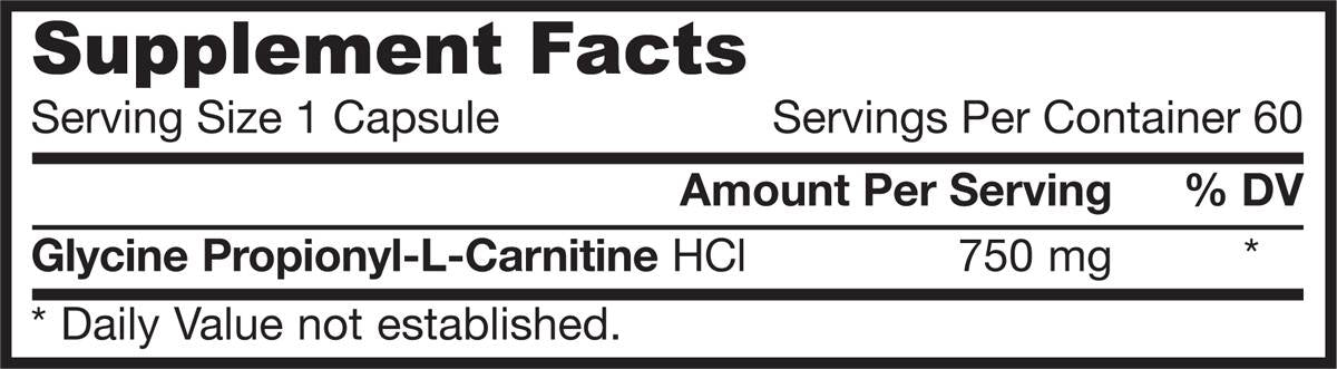 GPLC glycocarn 750 mg 60 κάψουλες