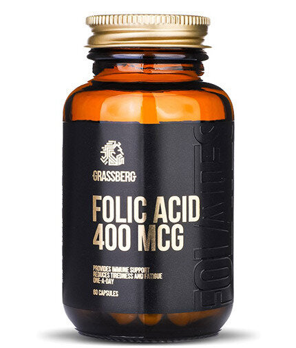 Grassberg Folic Acid 400 McG 60 Caps