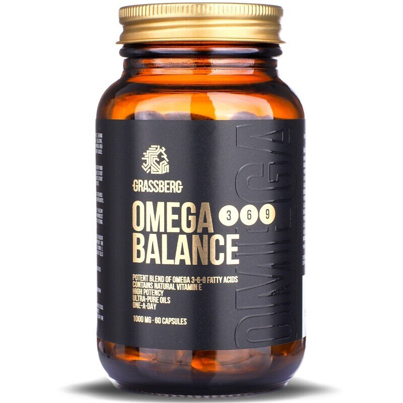 Grassberg Omega 3-6-9 Εξισορρόπηση 1000 mg 60 καπάκια
