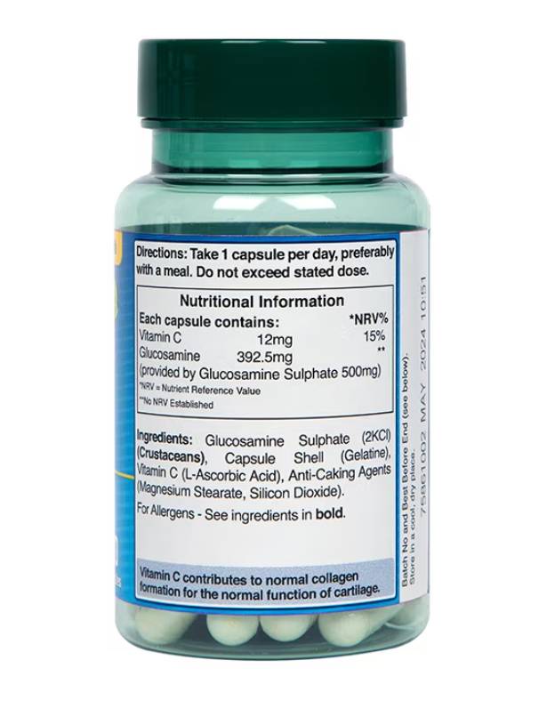 Θειική γλυκοζαμίνη 500 mg - 60 κάψουλες