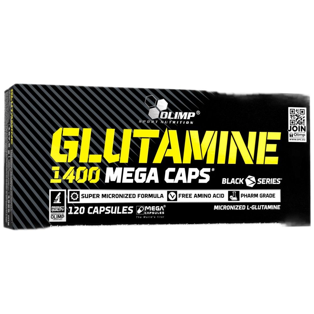 Glutamine Mega Caps 1400 - 120 κάψουλες