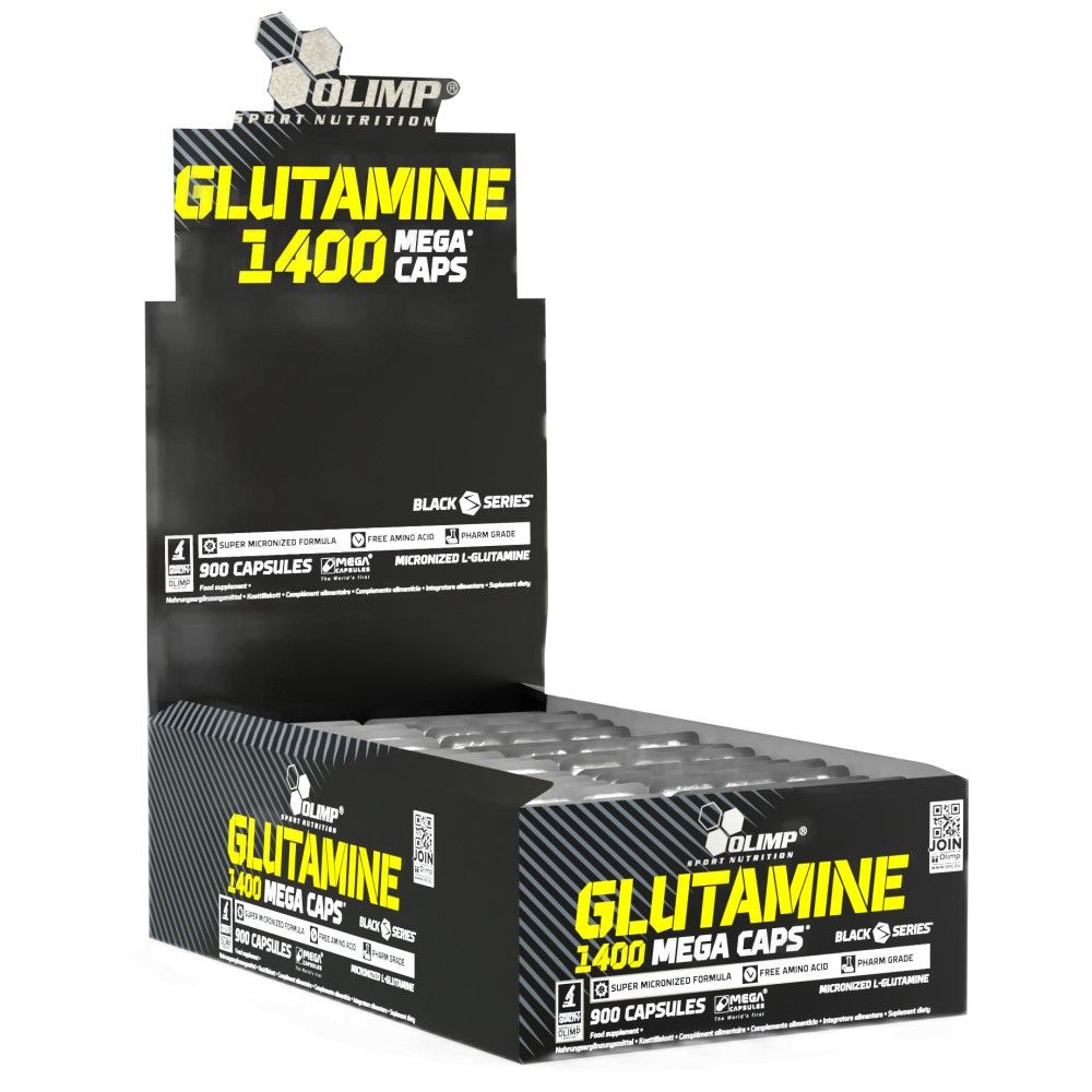 Glutamine Mega Caps 1400 - 30 x 30 κάψουλες
