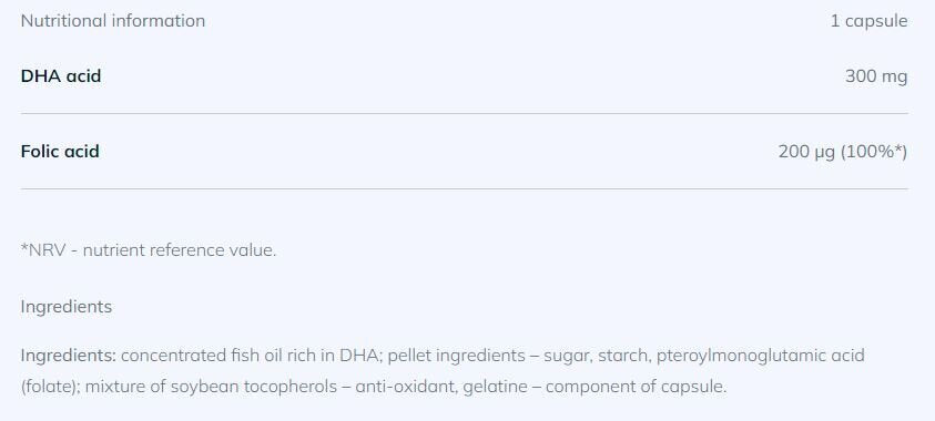 Χρυσό DHA 30 κάψουλες <tc>Olimp</tc>