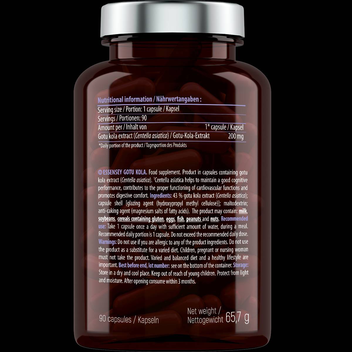 Gotu Kola 200 mg - 90 κάψουλες