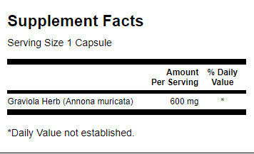 Graviola 530 mg - 60 κάψουλες