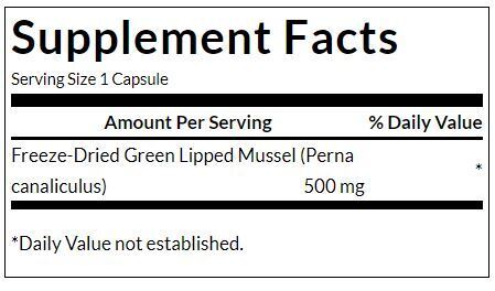 Πράσινο χυμένο μύδι 500 mg/60 καπάκια - 0