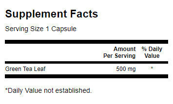 Πράσινο τσάι 500 mg - 30 κάψουλες