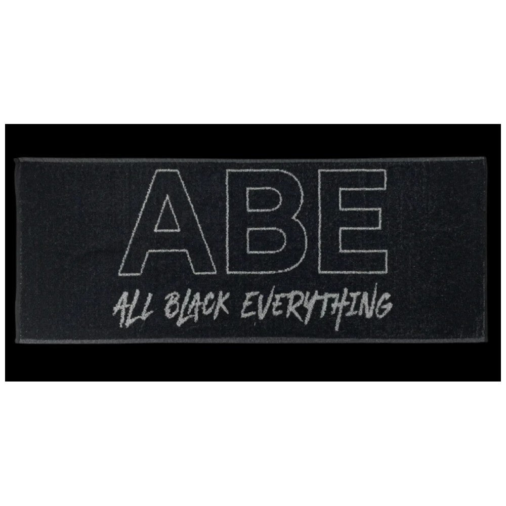 Γυμναστήριο πετσέτα Abe All Black 1 μέτρο