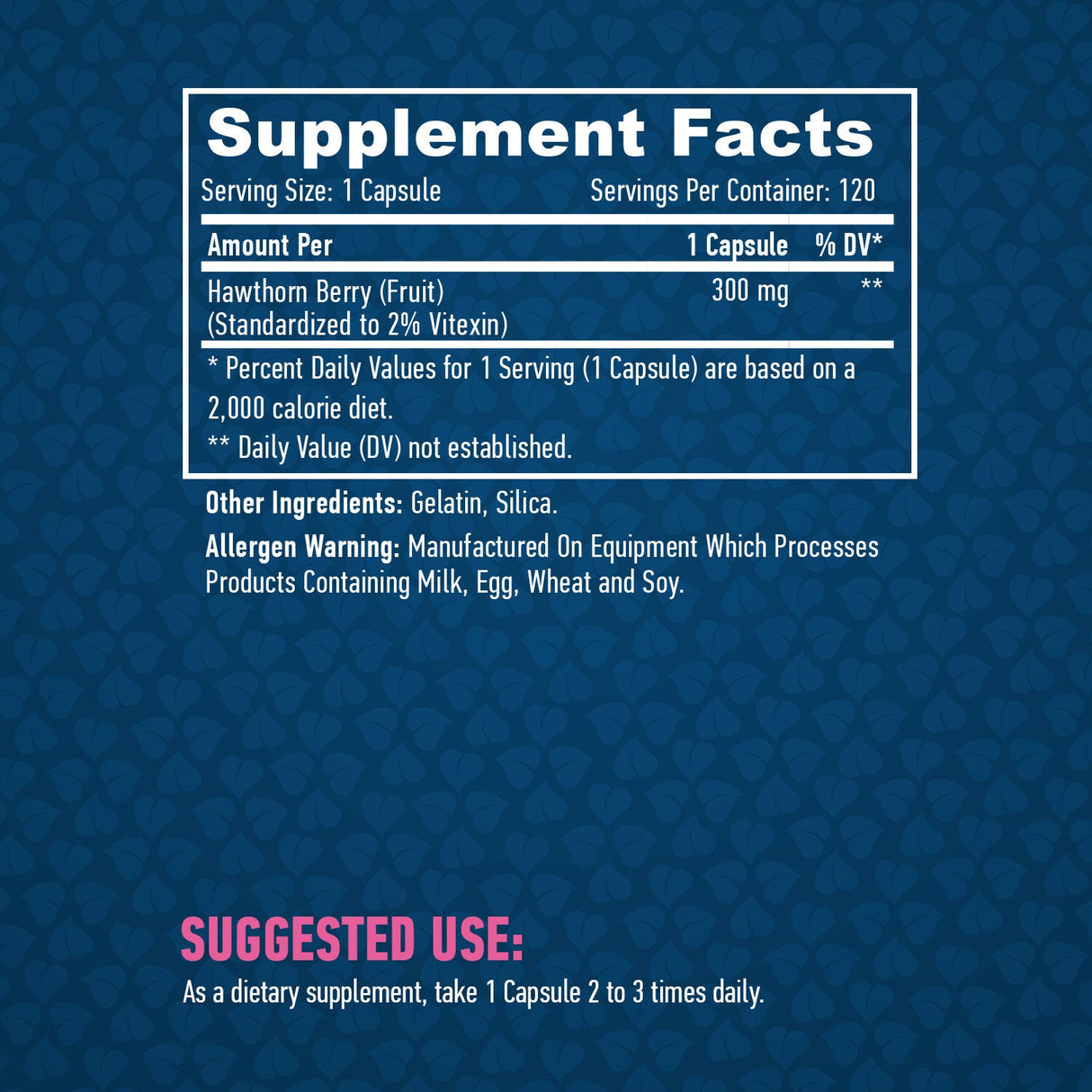 Hawthorn Berry 300mg./120 καπάκια.