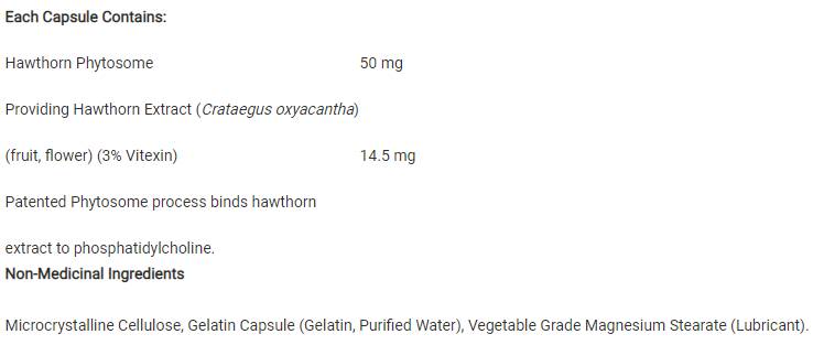 Hawthorn Phytosome 50 mg 60 κάψουλες