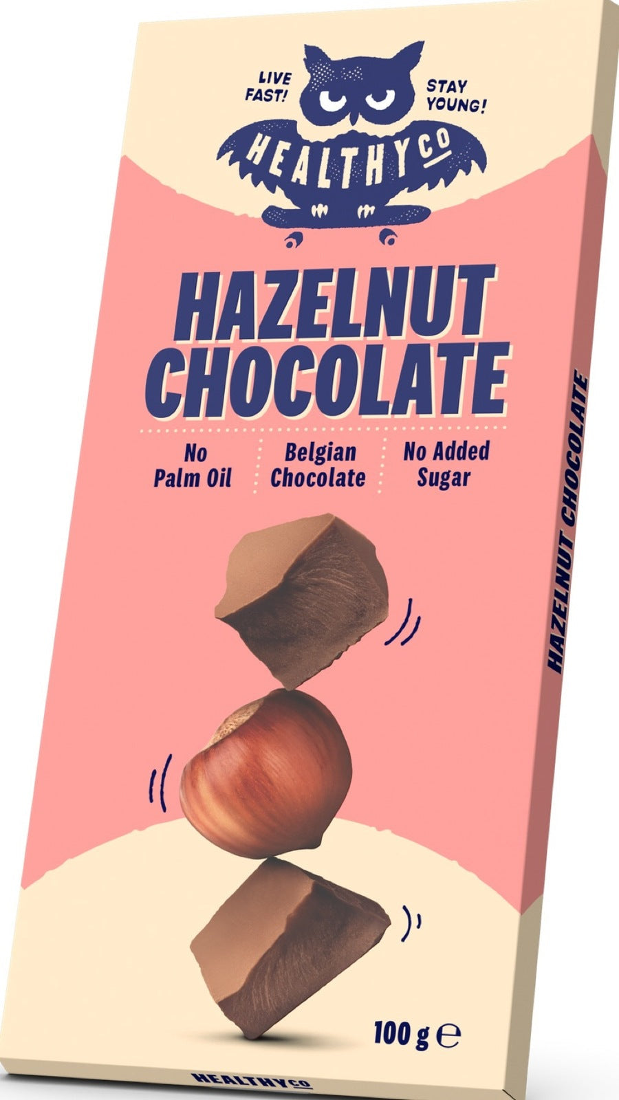 <tc>HealthyCo</tc> σοκολάτα με φουντούκια 100 γραμμάρια - χωρίς προσθήκη ζάχαρης και χωρίς φοινικέλαιο