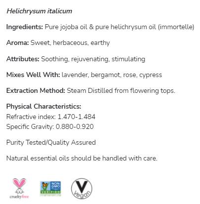 Μίγμα πετρελαίου Helichrysum | Helichrysum italicum - 30 ml