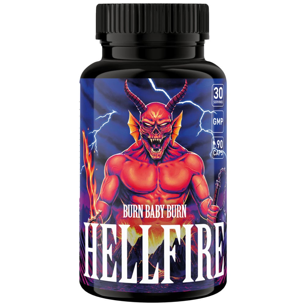 Hellfire | με Forskolin, κόκκους παράδεισου και πράσινο τσάι - 90 κάψουλες