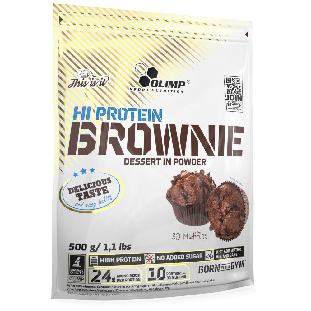 Γεια πρωτεΐνη brownie 500 γραμμάρια