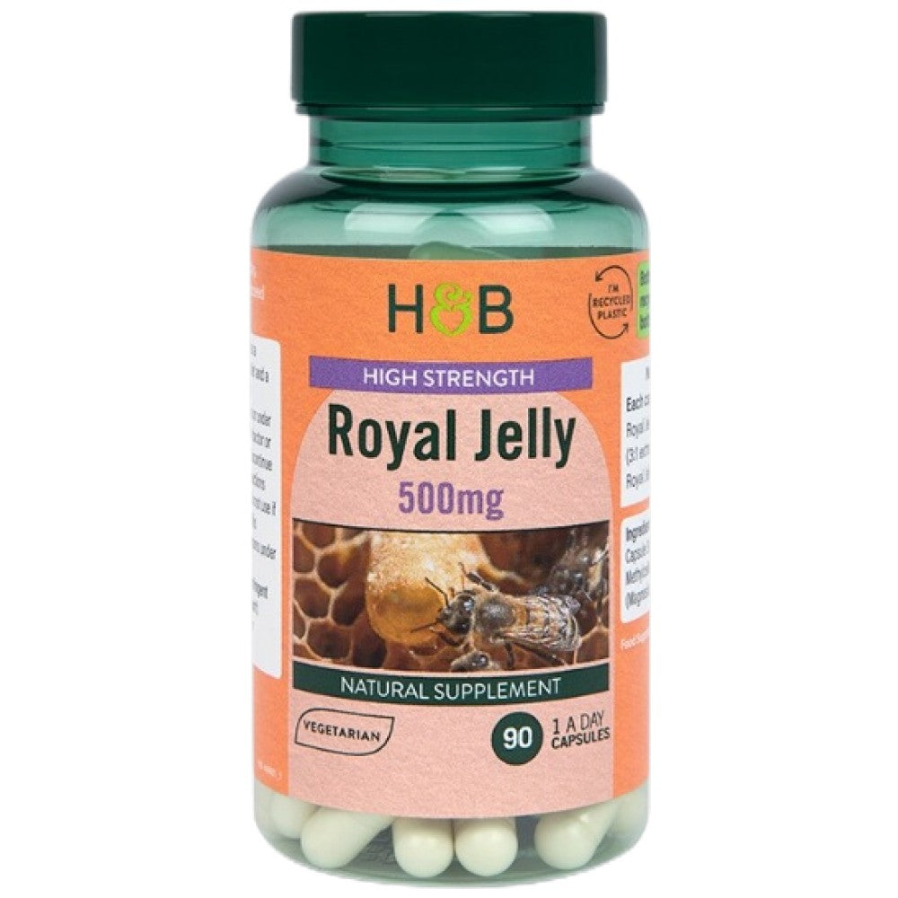 Υψηλή αντοχή Royal Jelly 500 mg - 90 κάψουλες