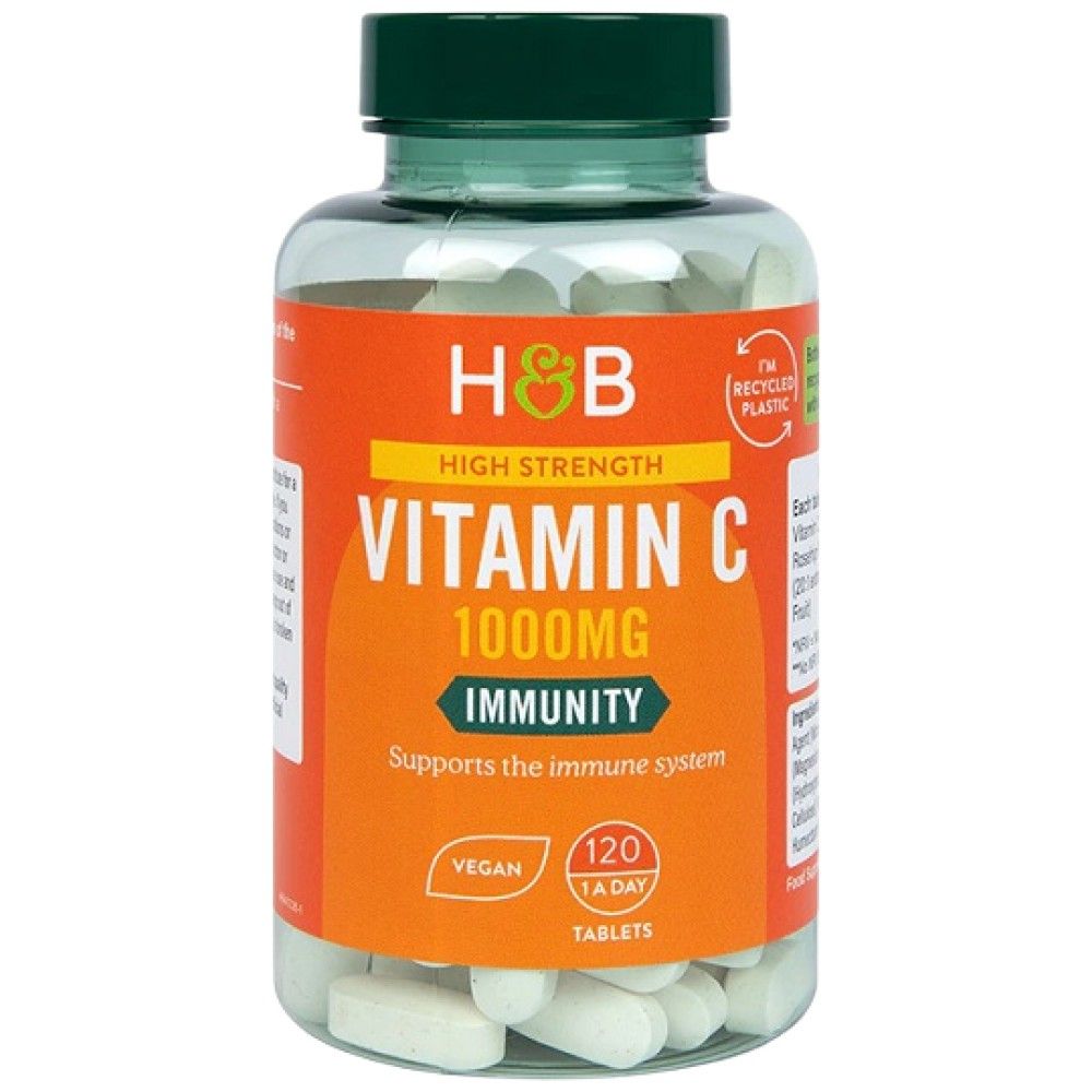 Βιταμίνη C 1000 mg - 120 δισκία υψηλής αντοχής
