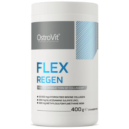 Flex Regen | Κολλαγόνο + γλυκοζαμίνη, χονδροϊτίνη, MSM, υαλουρονικό οξύ 400 γραμμάρια