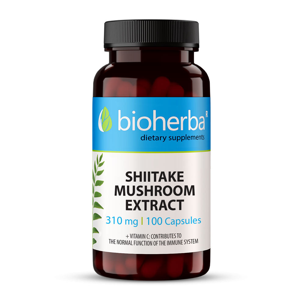 Απόσπασμα μανιταριών Shiitake 310 mg - 100 κάψουλες